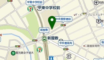 かごりん 甲東中学校前の地図画像