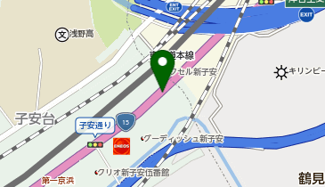 ガーラ新子安 (エコバイク)の地図画像