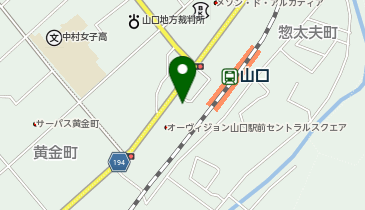 山口駅 駐輪場 (シェアサイクル実証事業)の地図画像