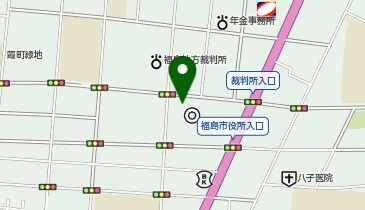 福島市役所 【駐輪場】 (MOMORIN シェアサイクル)の地図画像