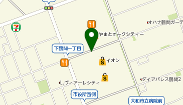 イオンモール大和 (エコバイク)の地図画像