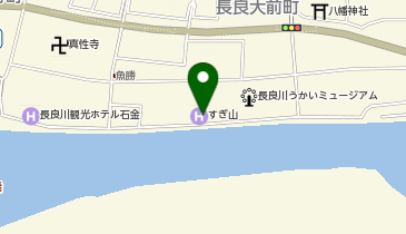 鵜匠の家 すぎ山 (エコバイク)の地図画像