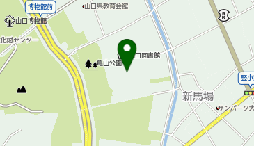 山口県立図書館 駐輪場 (シェアサイクル実証事業)の地図画像