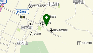 岐阜善光寺 (エコバイク)の地図画像