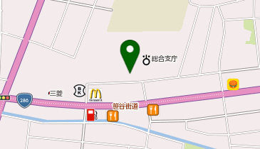 山形県村山総合支庁本庁舎 (エコバイク)の地図画像