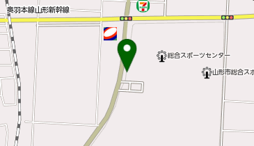 山形市総合スポーツセンター (エコバイク)の地図画像