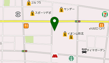 イオン山形北店 (エコバイク)の地図画像