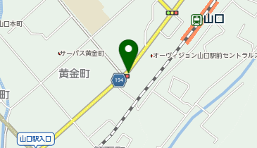 山口駅西交差点 駐輪場 (シェアサイクル実証事業)の地図画像