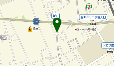 新町交差点(東側) (エコバイク)の地図画像