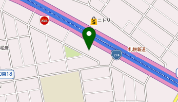 赤帽北海道軽自動車運送協同組合 札幌支部の地図画像
