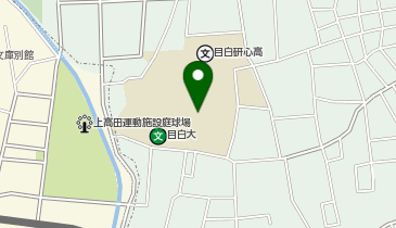 【傘シェアリング】 目白大学 10号館前の地図画像