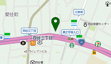 【傘シェアリング】 四谷安田ビルの地図画像