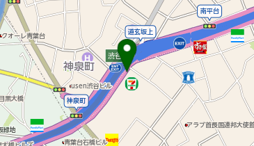【傘シェアリング】 daiwa渋谷スクエアビル 風除室の地図画像
