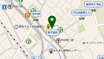 【傘シェアリング】 東京建物 東渋谷ビル エントランス付近の地図画像