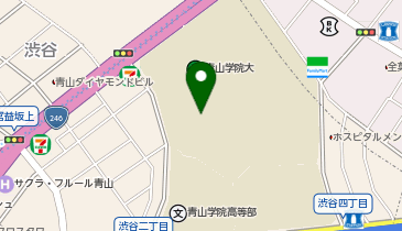 【傘シェアリング】 青山学院大学 15号館 エントランス付近の地図画像