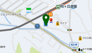 【傘シェアリング】 ローソン 向ヶ丘遊園南店の地図画像