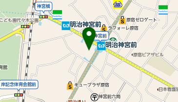 【傘シェアリング】 東急プラザ原宿 「ハラカド」 2階の地図画像