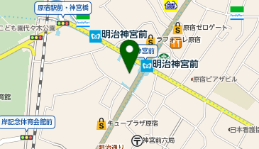 【傘シェアリング】 東急プラザ原宿 「ハラカド」 1階の地図画像