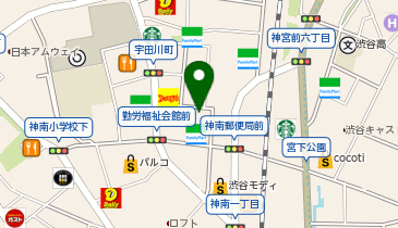 【傘シェアリング】 フレーム神南坂の地図画像