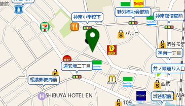 【傘シェアリング】 渋谷BEAMの地図画像