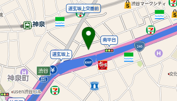 【傘シェアリング】 渋谷ソラスタ エントランス付近の地図画像