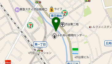 【傘シェアリング】 WAVE渋谷 自転車置き場近くの地図画像