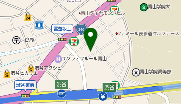 【傘シェアリング】 渋谷クロスオフィス メディオ エントランス付近の地図画像