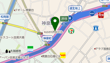 【傘シェアリング】 daiwa渋谷神泉ビル 入り口 風除室の地図画像