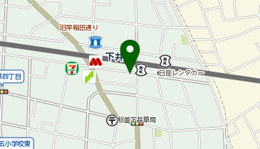 【傘シェアリング】 ティップネス下井草店の地図画像