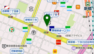 【傘シェアリング】 新虎安田ビル 1階 エントランス付近の地図画像