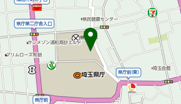 【傘シェアリング】 埼玉県庁 第二庁舎 地下の地図画像