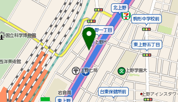 【傘シェアリング】 ルジェンテバリュ上野の地図画像