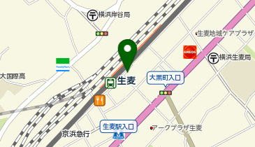 【傘シェアリング】 プライムスタイル横浜生麦の地図画像