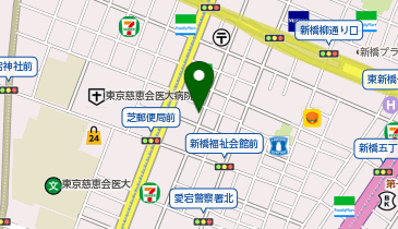 【傘シェアリング】 ASOOM新橋の地図画像