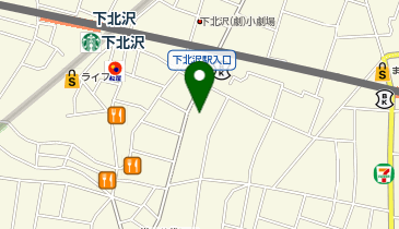 【傘シェアリング】 パークアクシス下北沢の地図画像