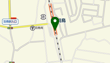 【傘シェアリング】 JR常磐線 羽鳥駅 改札口付近の地図画像