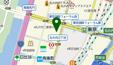 【傘シェアリング】 新東京ビルの地図画像