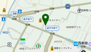 【傘シェアリング】 新宿フロントタワーの地図画像