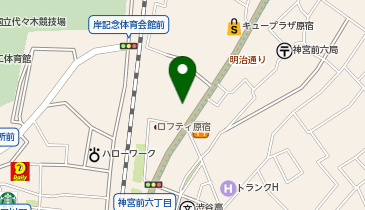 【傘シェアリング】 神宮前メディアスクエアビルの地図画像