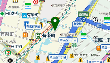 【傘シェアリング】 東京交通会館 エントランス付近の地図画像