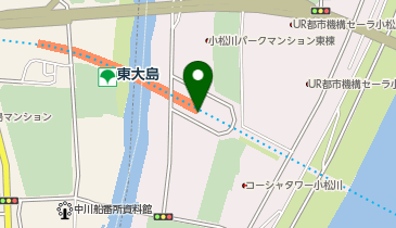 【傘シェアリング】 都営新宿線 東大島駅 小松川口の地図画像