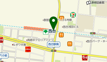 【傘シェアリング】 都営三田線 西台駅 東口の地図画像