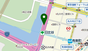 【傘シェアリング】 都営三田線 日比谷駅 皇居外苑方面改札の地図画像