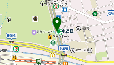 【傘シェアリング】 都営三田線 水道橋駅 A3出口付近の地図画像