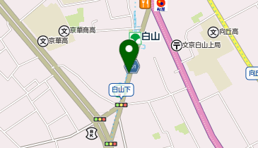 【傘シェアリング】 都営三田線 白山駅  A1出口付近の地図画像