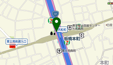 【傘シェアリング】 都営三田線 板橋本町駅 大和町方面改札の地図画像