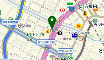 【傘シェアリング】 A-PLACE五反田の地図画像