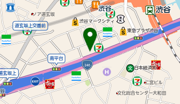 【傘シェアリング】 渋谷道玄坂東急ビル エントランスホールの地図画像