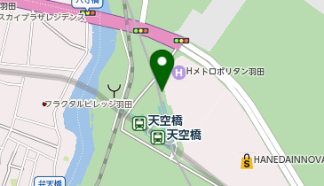 【傘シェアリング】 東京モノレール 天空橋駅 北口の地図画像