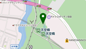 【傘シェアリング】 東京モノレール 天空橋駅 北口 (改札内)の地図画像